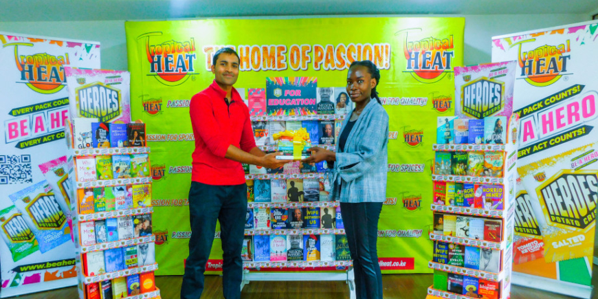 Tropical Heat Donates 140 Books To Book Bunk Trust July 15, 2022